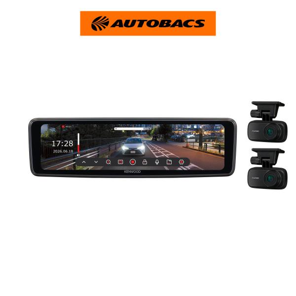ケンウッド DRV-X80EM デジタルルームミラー型ドライブレコーダー