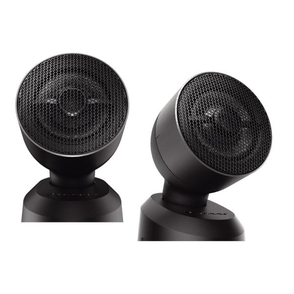 ■スピーカー構成：φ29 mmバランスドドームトゥイーター、マイカ強化型抄紙ダイアフラム、特殊耐熱ボイスコイル、磁性流体使用(磁気回路)、ネオジムマグネット3 g■インピーダンス(ネットワーク接続)：6 Ω■出力音圧レベル：85 dB■再生...