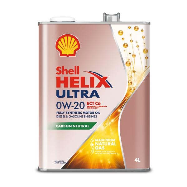 Shell シェル HELIX ULTRA ECT C5/C6 0W-20/SP/4L 合成油
