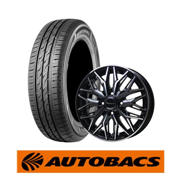 155/65R14 サマータイヤ &amp; 14インチホイール4本セット(クムホ マーシャル MH15&amp;AST M3 1445+45 