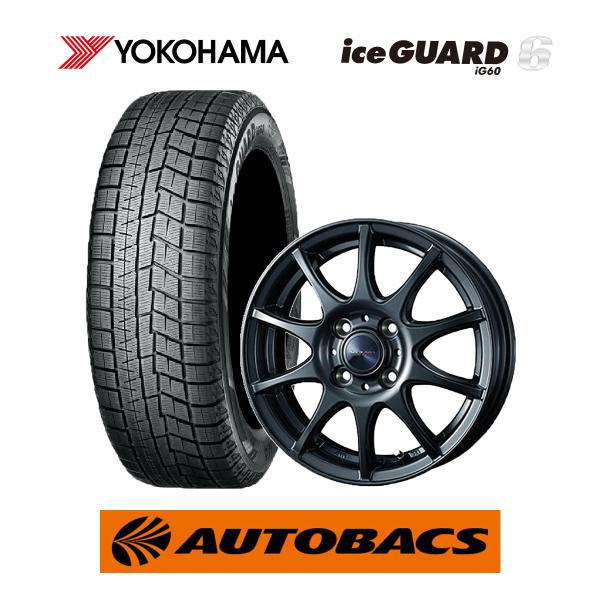 タイヤ・ホイール (460)175/65R14 YOKOHAMA ICE GUARD IG60 お取引中）YOKOHAMA ice GUARD ig60 175/65/14 アルミホイール付