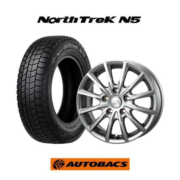 185/65R15 スタッドレスタイヤ ＆ 15インチホイール4本セット(ノース 