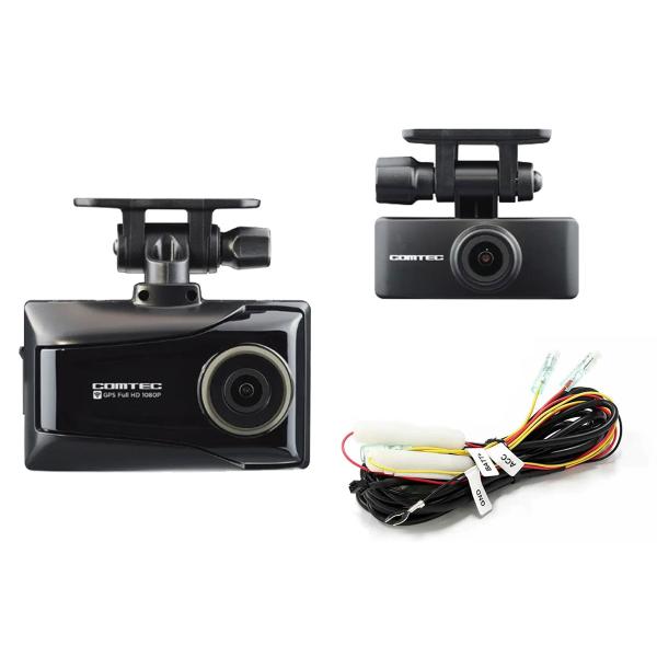 ドライブレコーダー 前後2カメラ コムテック コムテック ドライブレコーダー 前後2カメラ ZDR036+HDROP-14