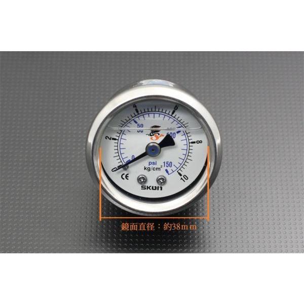 オイルプレッシャーゲージ 油圧計150spi/ 10Bar 汎用品 : AUTOBAHN88