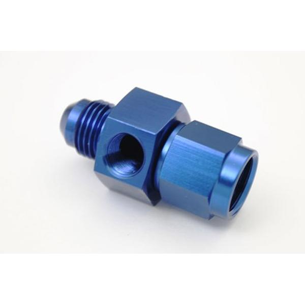 プレッシャーメーターアダプター　オスAN6-NPT1/8メス-スイベルメスAN6