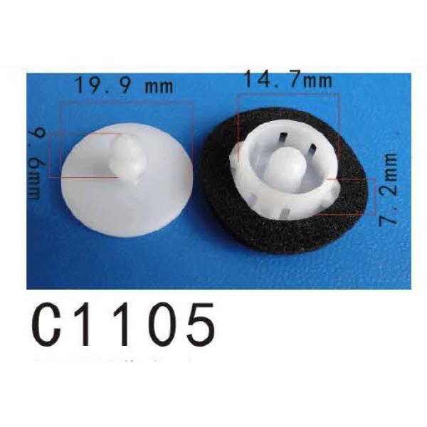 プッシュ リベット 76882AZ100 日産系 パネル用 PF-C1105 10個