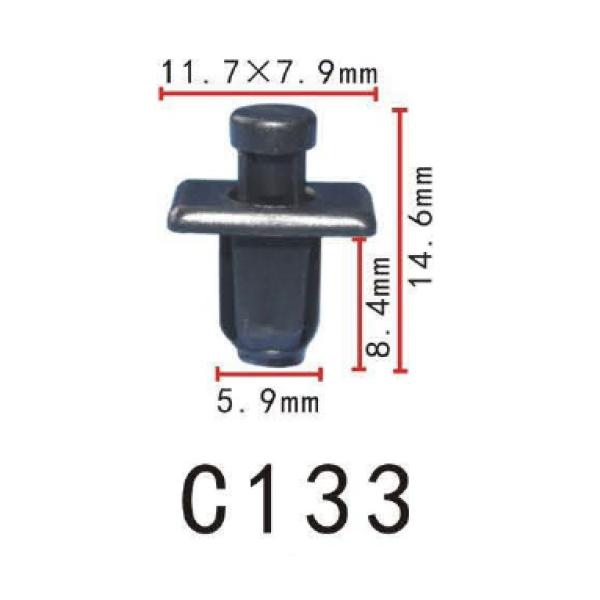 プッシュ　リベット 6681401G00 　日産系　バンパー用　PF-C133　10個 , 納期4日程度