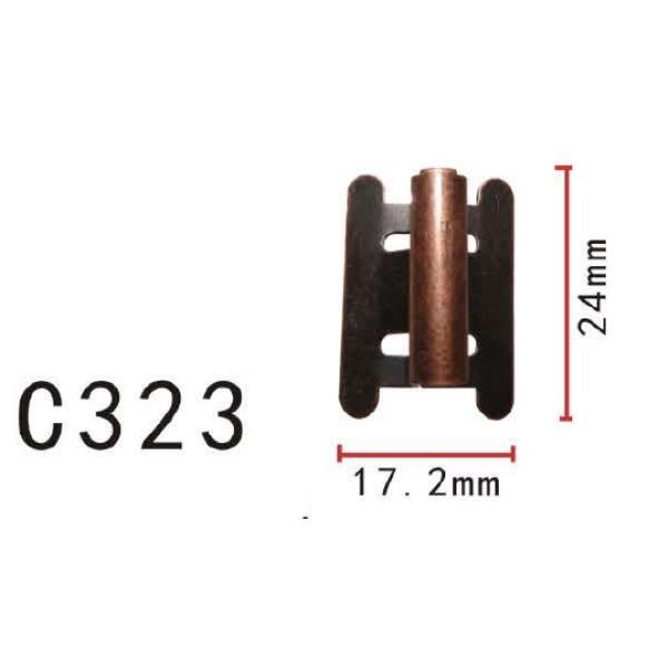クリップ リベット 9018303001 　トヨタ系　バンパー用　PF-C323　10個 , 納期4日程度