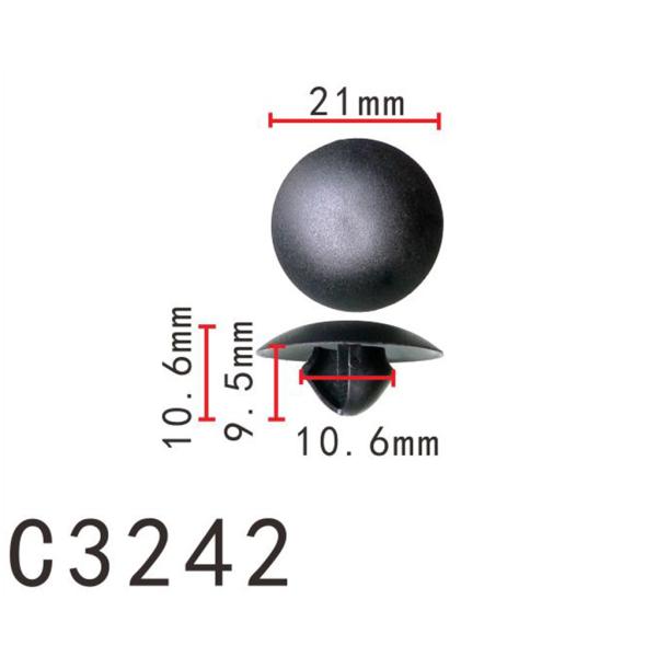 BMW用 ボンネット　クリップ　51489119216　C3242　10個