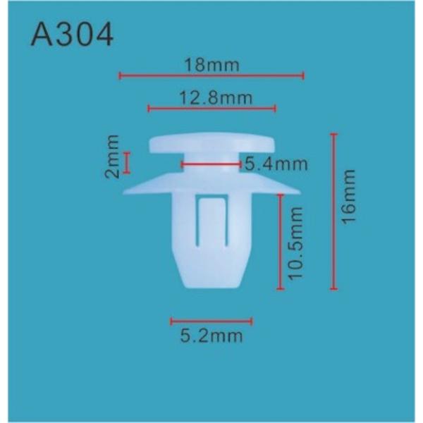 Toyota Estima ANH10 ACR50テール　ランプ　サイド　クリップ 81496-28010 10個