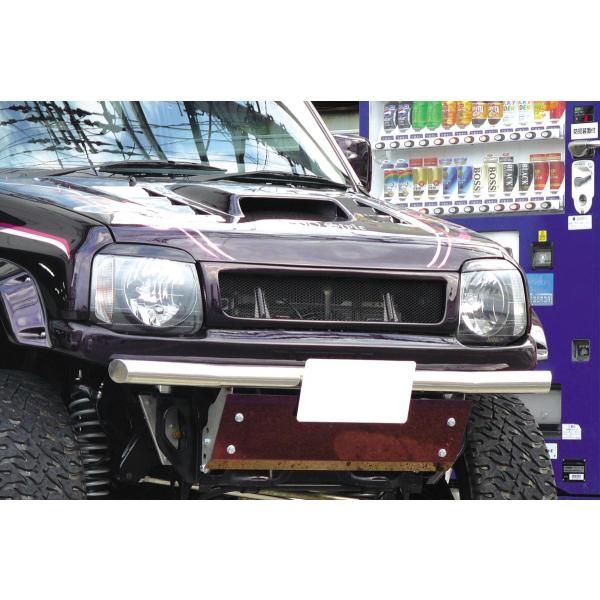 ジムニー　JB23 グリル　塗装済み JAOS ジャオス フロントグリル ジムニー JB23／JB33／JB43系 白