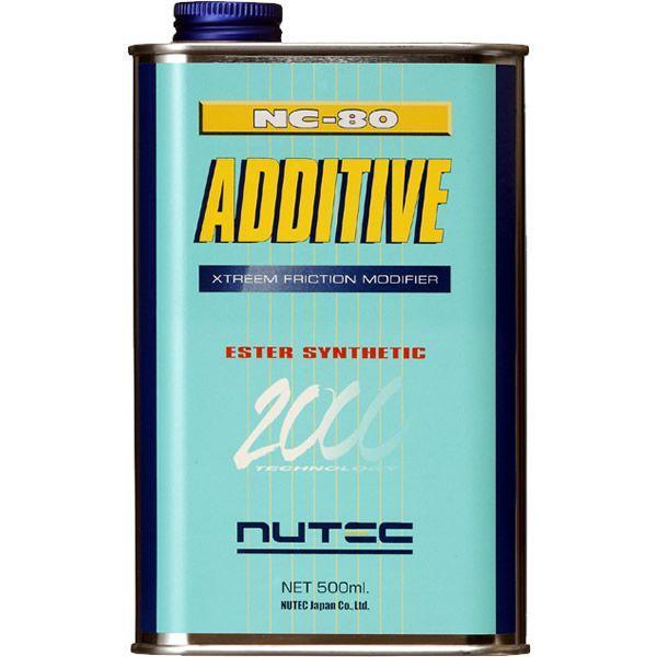 NUTEC ニューテック ADDITIVE エンジンオイル添加剤 NC-80 500mL 車 クルマ 100％化学合成 エンジンオイル ADDITIVE オイル 添加剤 NC80 送料無料