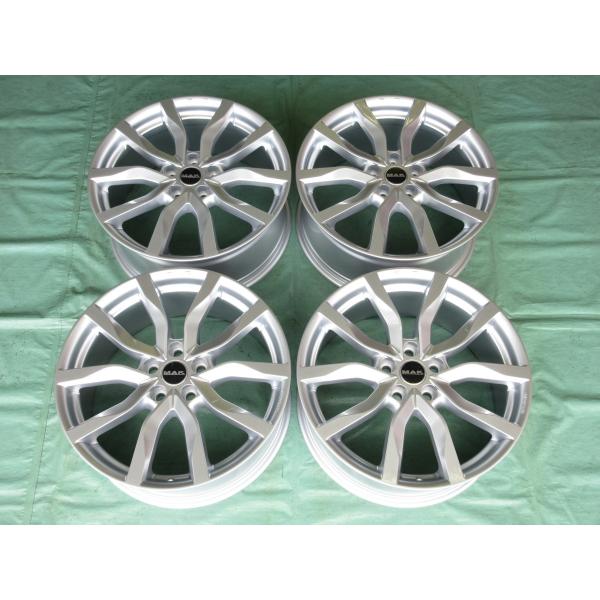 新品 MAK HIGHLANDS(ハイランズ) シルバー&amp; ミシュラン パイロットスポーツ4SUV 245/45-21 4本 ランドローバー・レ