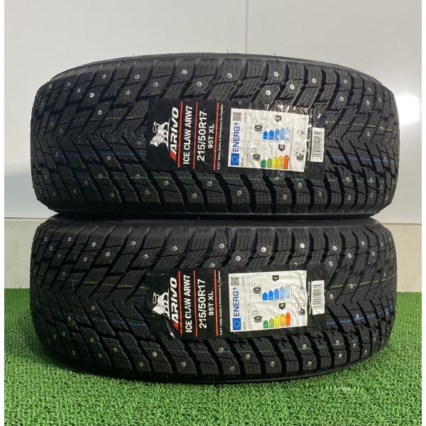 215/50R17 95T XL ARIVO ARW7 新品 スパイクタイヤ 2本セット 2025年製 