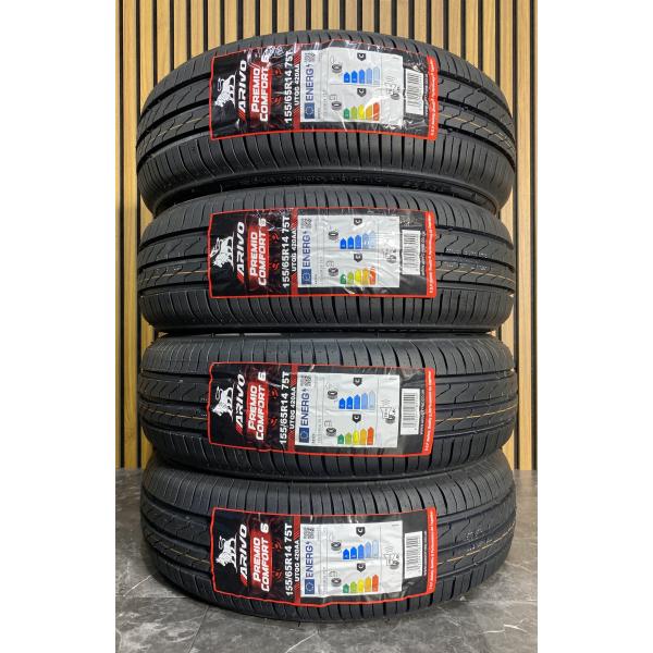 155/65R14 75T ARIVO PREMIO COMFORT6 新品 サマータイヤ 4本セット 