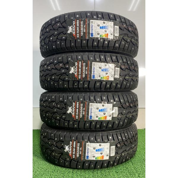 185/60R15 88T XL ARIVO ARW4 新品 スパイクタイヤ 4本セット 2025年製