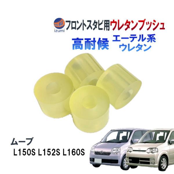 ピュアライズ 75D　ABS　ウレタン フロントスタビリンク用 ウレタンブッシュ (ムーヴ用) 強化ブッシュ