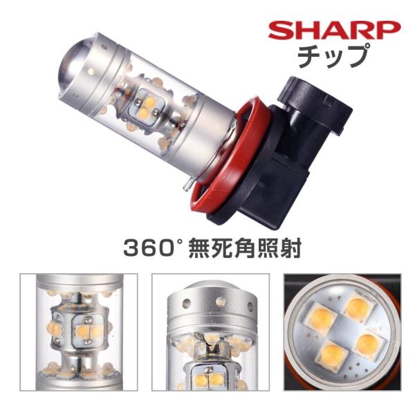 爆光】LED フォグランプ 140W SHARP製 H8/H11/H16/H7 2個SET 12V対応 無極性 LEDバルブ ホワイト 一年保証付 /【Buyee】 爆光】LED フォグランプ 140W SHARP製 H8/H11/H16/H7 2個SET 12V対応 無極性 LEDバルブ ホワイト 一年保証付 /【Buyee】