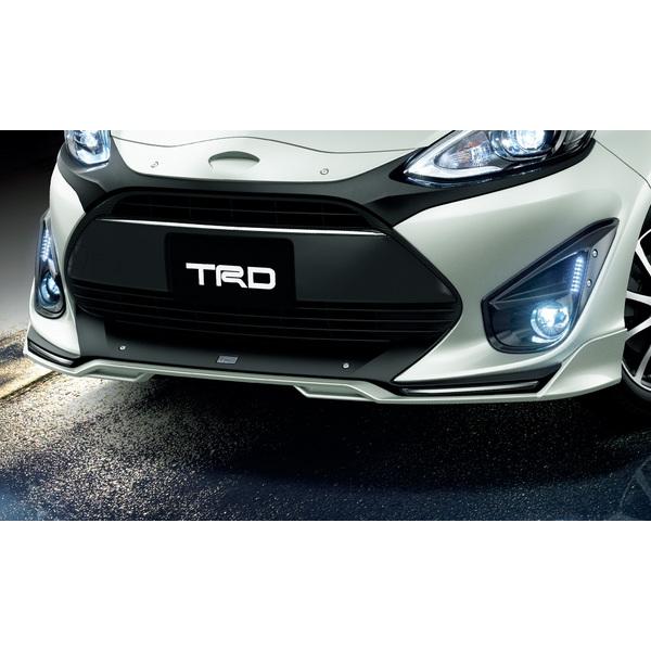 k*b様 TRD フロントスポイラー エアロパーツ アクア NHP10 TRD アクア NHP10 (2017.6〜2021.7 ) フロントスポイラー 素地(未塗装