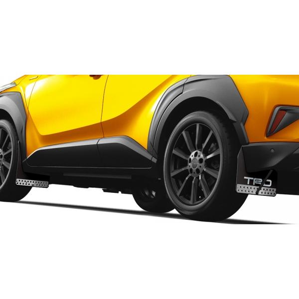 CHR TRD マッドフラップ TRD C-HR マッドフラップ (2016.12〜2019.10) ブラック : オートパーツ