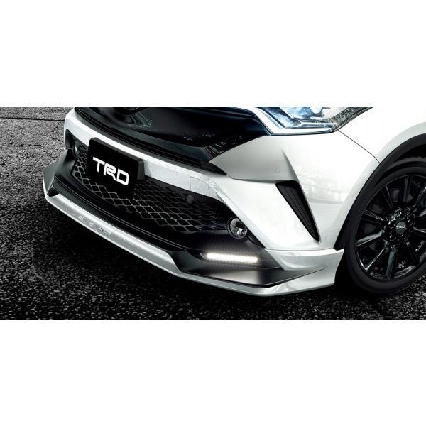 トヨタ CH-R TRD フロントスポイラー エアロ LED付き TRD C-HR フロントスポイラー(LED付)(Aggresive Style) (2016.12