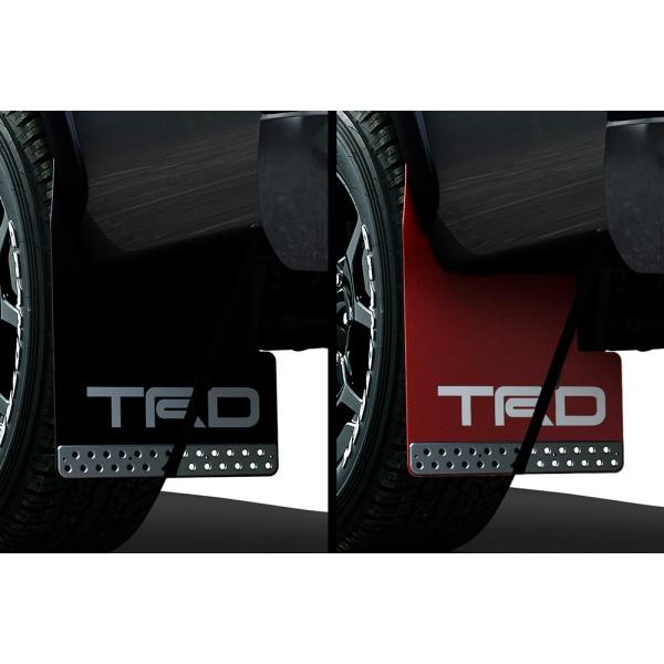 TRD ハイラックス [GUN125] （ 〜2020.8）マッドフラップ レッド