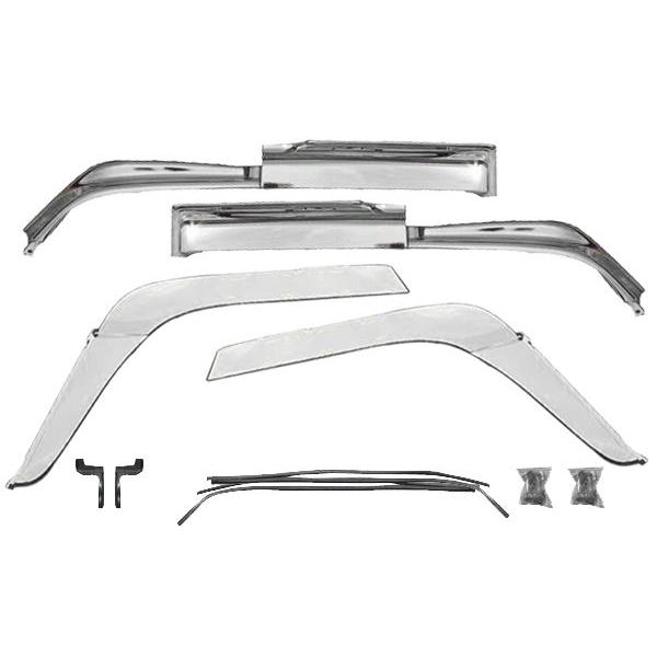 フォワード　メッキフェンダーアーチカバー メッキ フェンダー アーチ カバー 左右セット いすゞ 320