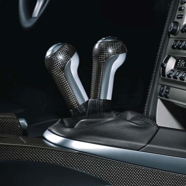 ポルシェ　シフター 並行輸入品】カーボンスエードレザーカーギアシフターノブマニュアル