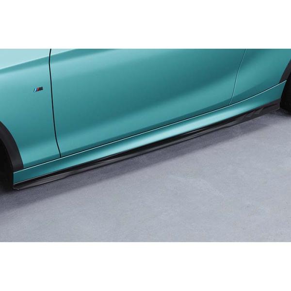 BMW 2シリーズクーペ／カブリオレ(F22／F23) グロスブラック・サイドスカート【CSR】