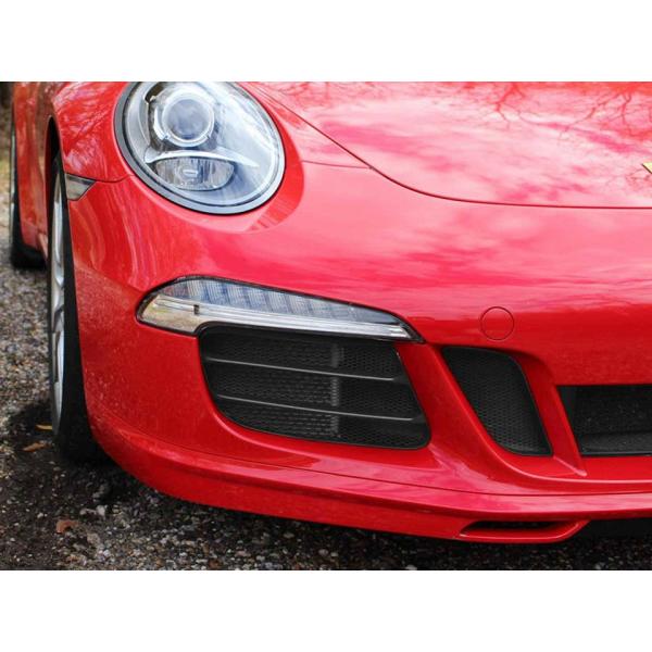 ポルシェ 991カレラ前期用 ラジエータープロテクショングリル(ブラック