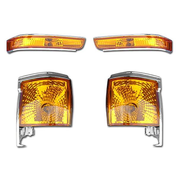 トヨタ 100系 ハイエース バン オレンジ コーナー & ウィンカー 左右