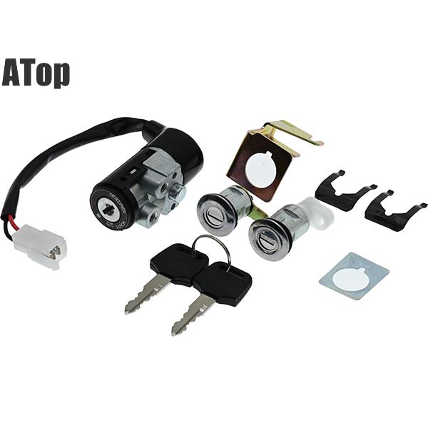 高品質キーシリンダーセット ライブディオZX AF34 AF35 ライブDIO AF34 前期 メインキー ガソリンタンク シートロック KH-02 2線タイプ