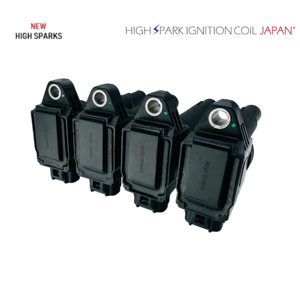 HIGH SPARK IGNITION COIL 4個セット zc33s用 スイフト ハイスパークイグニッションコイル｜スズキー スイフト