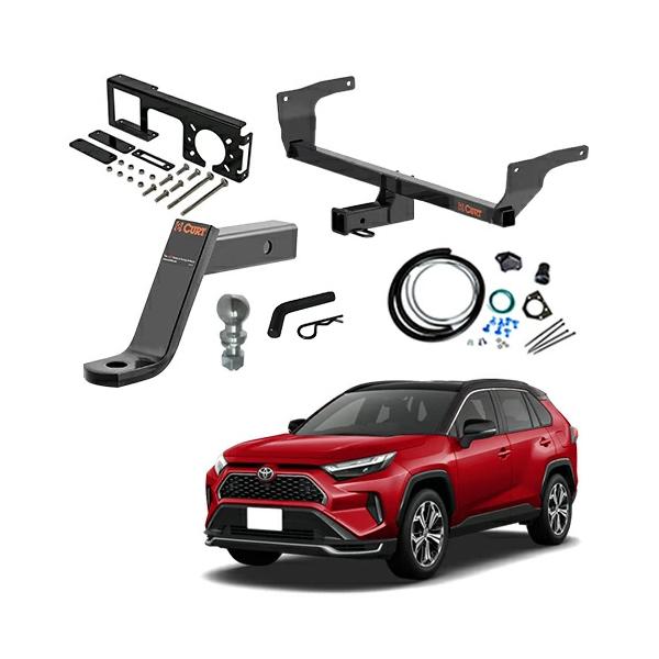 ヒッチメンバー 2インチ角 トヨタ RAV4 XA50型 2018年以降現行 配線