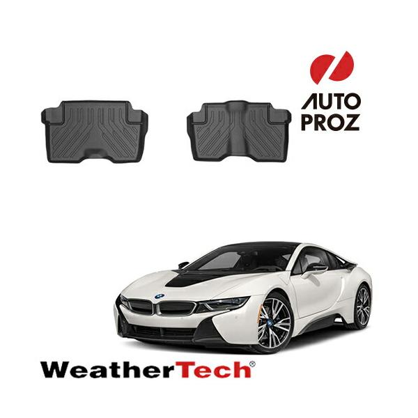 フロアマット BMW i8 2015年式以降現行 2列目 フロアライナー 2ピース ブラック Weathertech 正規品