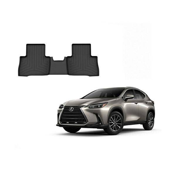 フロアマット レクサス AZ20型 NX 2021年式以降現行 ハイブリッド車両に適合 2列目 フロアライナー ブラック WeatherTech ウェザーテック