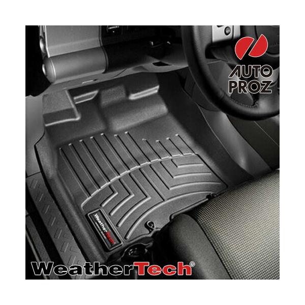 フロアマット ポルシェ カイエン 2003-2010年式 1列目 左ハンドル用 フロアライナー ブラック Weathertech 正規品