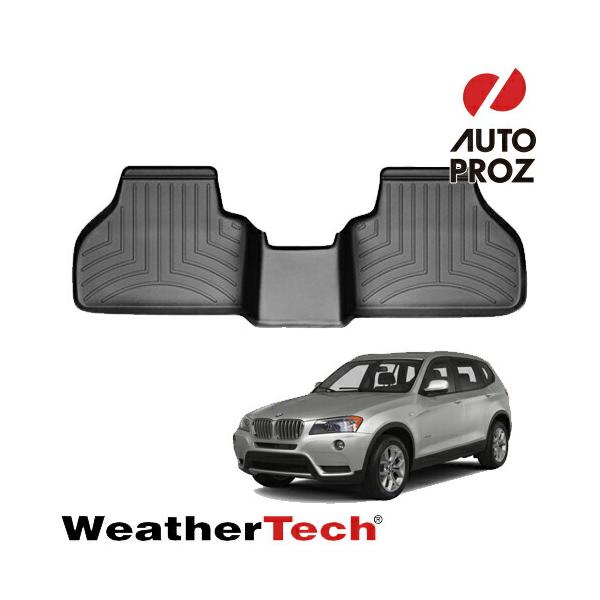 フロアマット BMW X3/X4 F25/F26型に適合 2列目 フロアライナー ブラック Weathertech 正規品