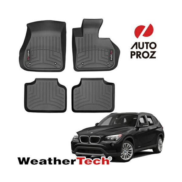 フロアマット BMW X1 F48 AWD 2015年式以降現行 右ハンドル用 2列セット フロアライナー ブラック WeatherTech 正規品