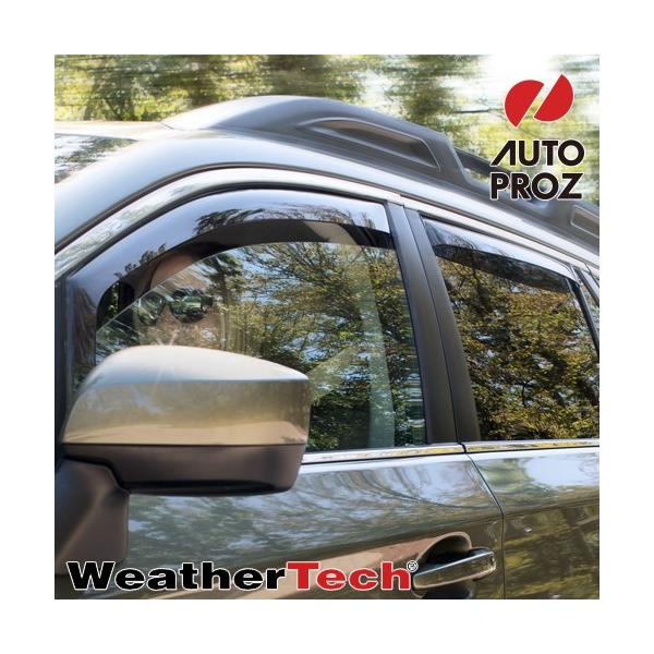 Weathertech 正規品 キャデラック ATS 2013年式以降現行 サイドバイザー ドアバイザー  はめ込み式タイプ フロント・リアセット