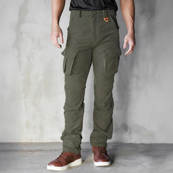 コミネ(KOMINE) PK-762 エニグマG2クッションカーゴパンツ Deep Olive WXL(Ladies)サイズ