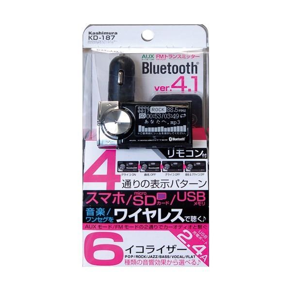 Bluetooth4 1 Fmトランスミッター 車 曲名を表示 Microsdカード Usbメモリ ハンズフリー通話可能 カシムラ Kd 187 Buyee Buyee 日本の通販商品 オークションの代理入札 代理購入