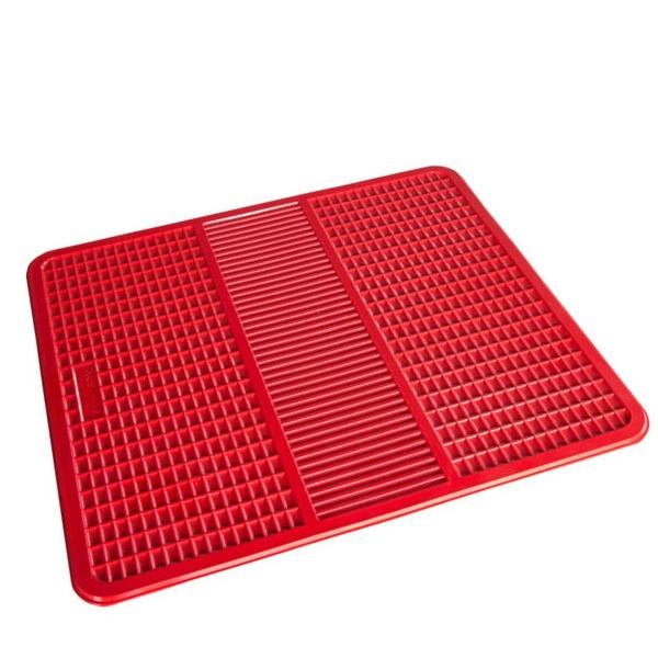 サイズ40cm×45cm レッド 日本製 水洗いOK エースマット RED T-501