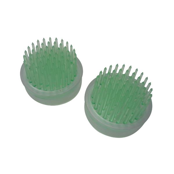 ◆◆用途◆◆剣山。◆◆機能◆◆生け花用です。吸盤付でガラス器などの花器でも安定吸着します。剣山がプラスチック製の為軽くて安全です。剣山と吸盤は取り外し可能なため、簡単に洗うことが出来ます。◆◆仕様◆◆●色：グリーン。●1個サイズ：幅34×奥...