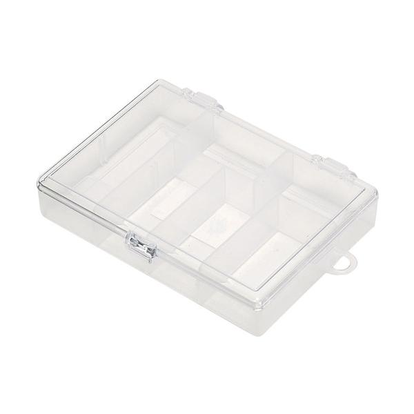 ◆◆用途◆◆小物の収納。◆◆機能◆◆バルブ有りです。◆◆仕様◆◆●外寸：120×92×25mm。●色：クリア。●内寸：115×80×20mm。◆◆材質◆◆●本体：ポリプロピレン。●蓋：スチール。