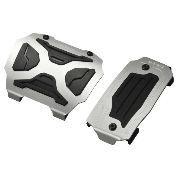 他サイト： クロスエディションペダルAT6 ランクル250＆300 アルミペダル SUV すべり止め トヨタ 車内装飾 ドレスアップ カスタム シルバー AT CVT カーメイト RP157の商品画像