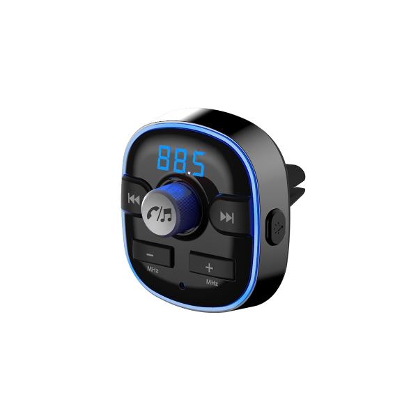 FMトランスミッター フルバンド USB エアコン取付け Bluetooth 音楽