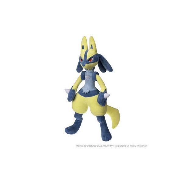 ルカリオ　ぬいぐるみ　25cm ポケモン PP52 ルカリオ (M)｜三英貿易株式会社