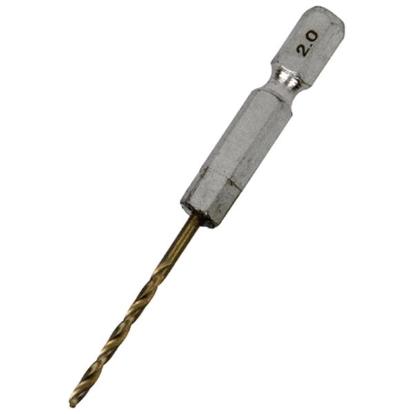 六角軸TIN鉄ドリル 普通 SK11 2.0mm 藤原産業