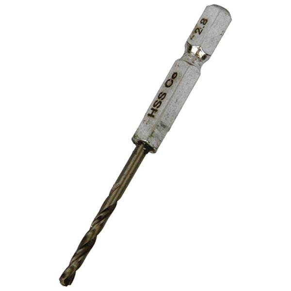 六角軸COステンドリル 微短 SK11 2.8mm 藤原産業